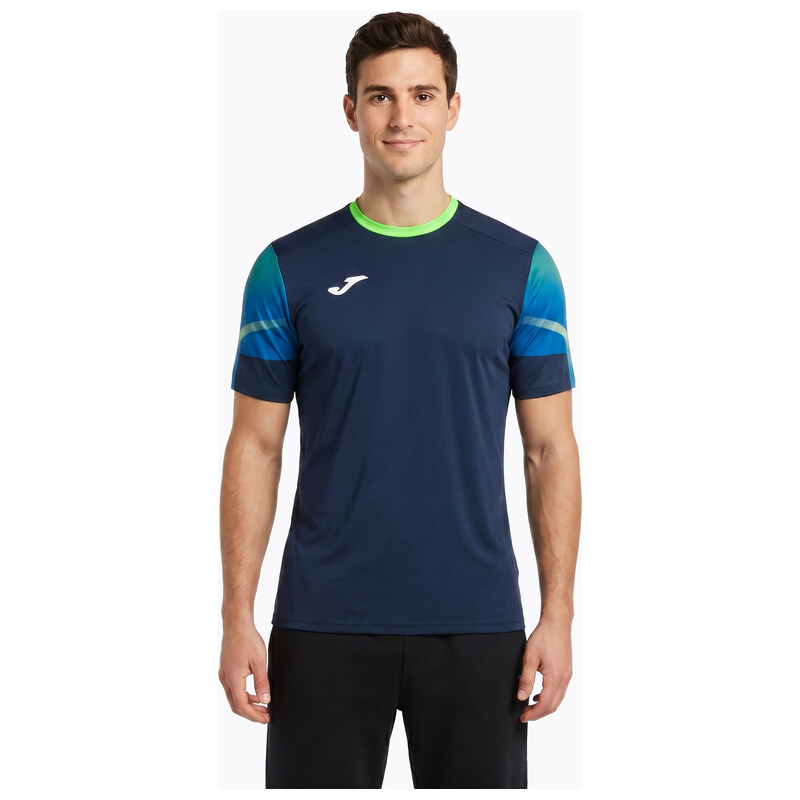 Pánské běžecké tričko Joma Elite XI navy/fluor green