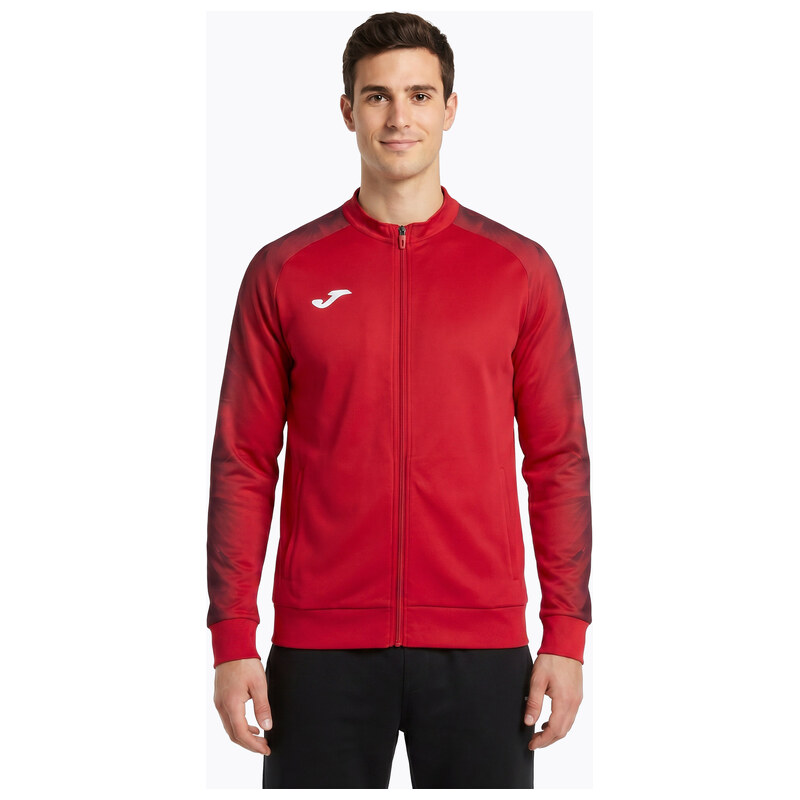 Pánská běžecká mikina Joma Elite XI Full Zip red
