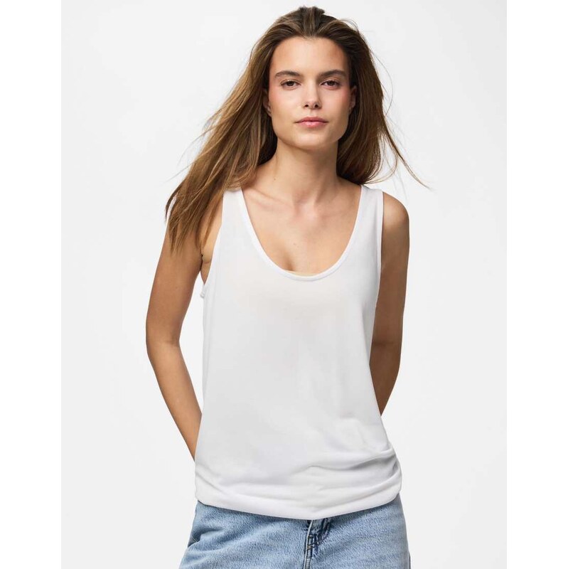 Pieces Tank top in bright white