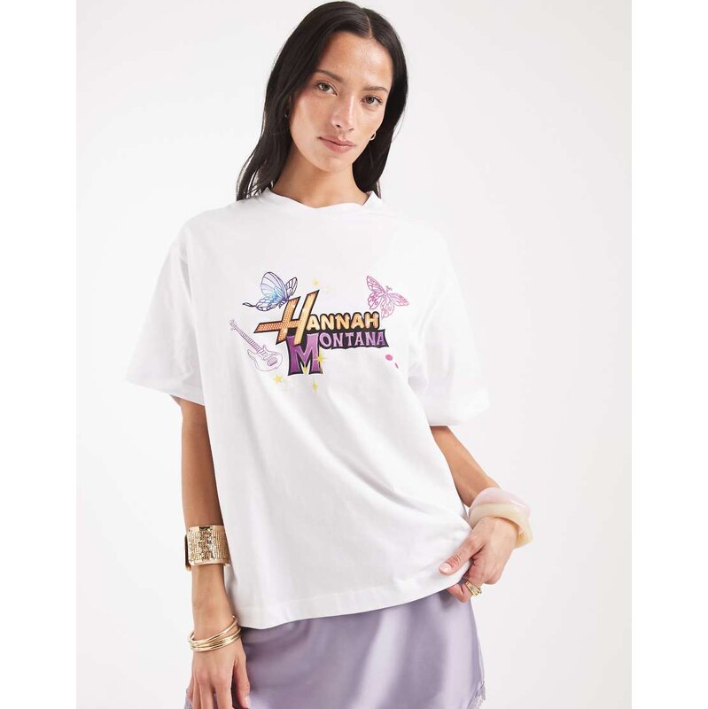 ASOS DESIGN Disney oversized t-shirt with Hannah Montana print