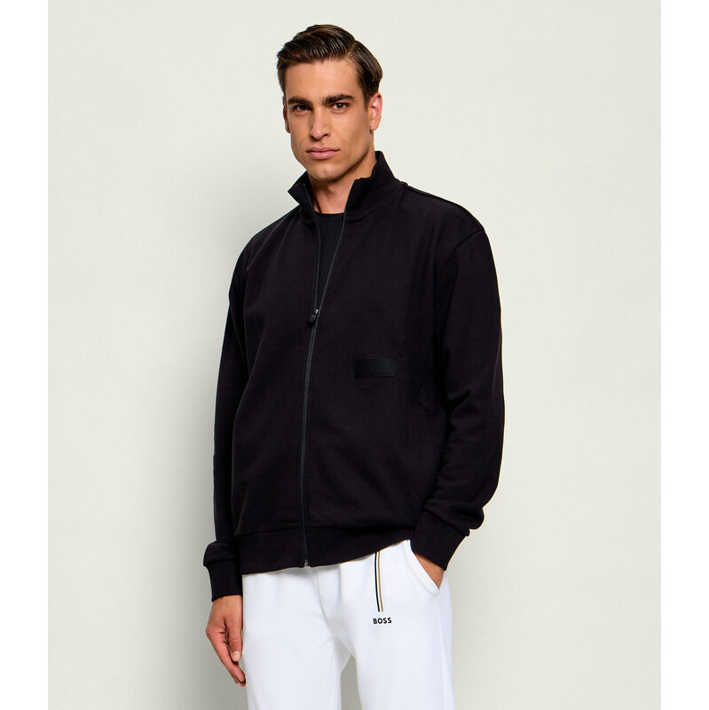 BOSS GREEN Mikina SW_Collar Full Zip | Relaxed fit