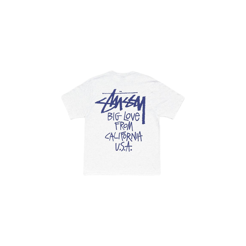 Stussy Big Love Tee - Ash Heather