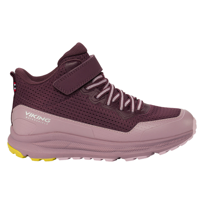 Dětská celoroční obuv Viking 3-56570-62 Flow Mid WP 1V Plum