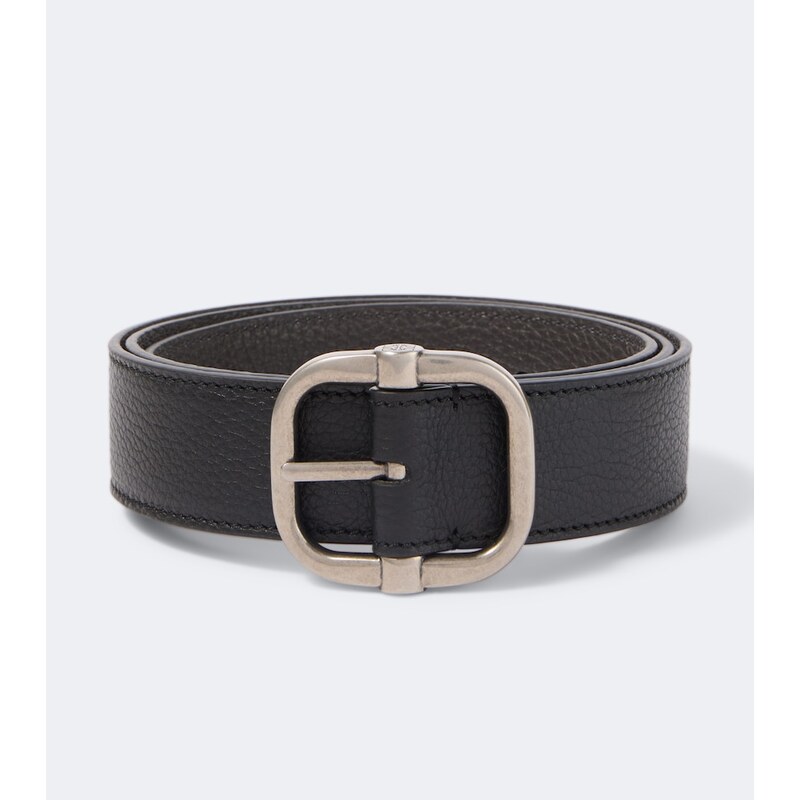 Loewe Loop reversible leather belt