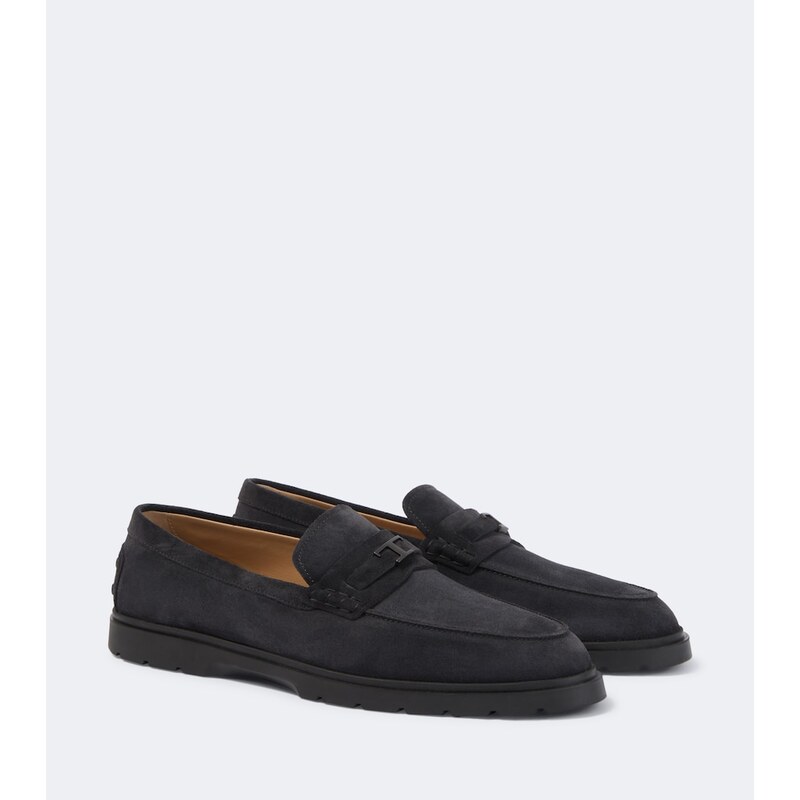 Tods Suede penny loafers