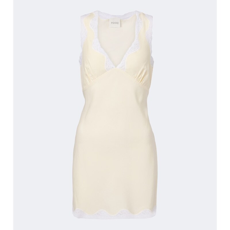 Posse Tabitha embroidered minidress
