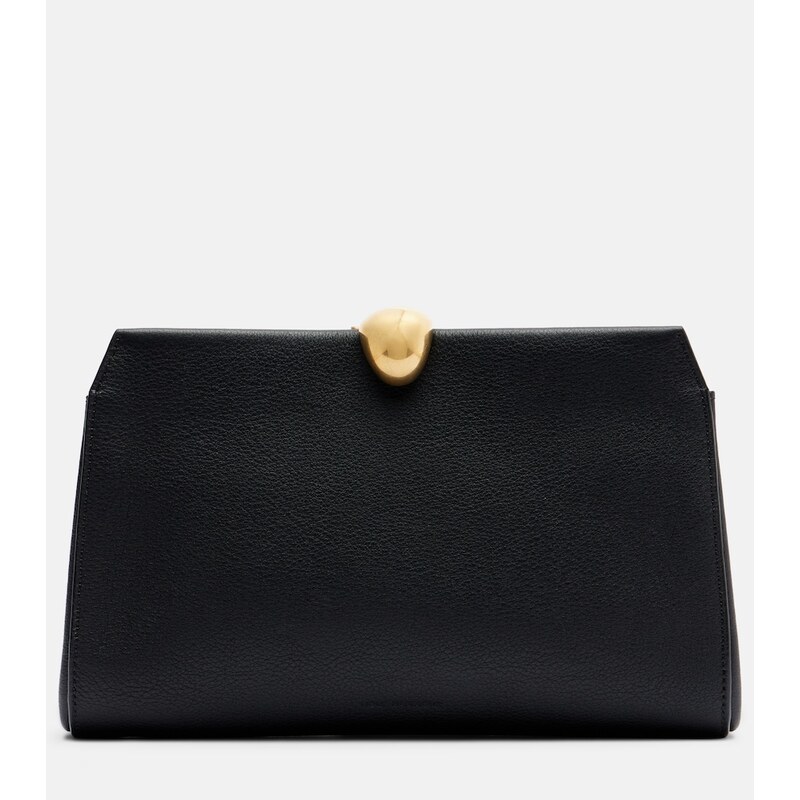 Nour Hammour Lou leather clutch