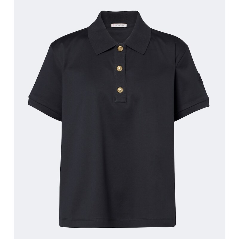 Moncler Cotton jersey polo shirt