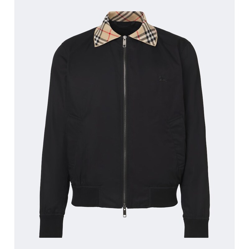 Burberry Burberry Check cotton blouson jacket