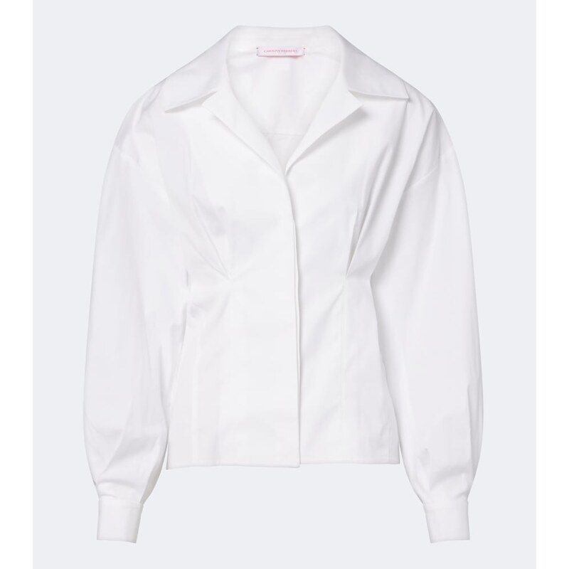 Carolina Herrera Cotton-blend poplin shirt