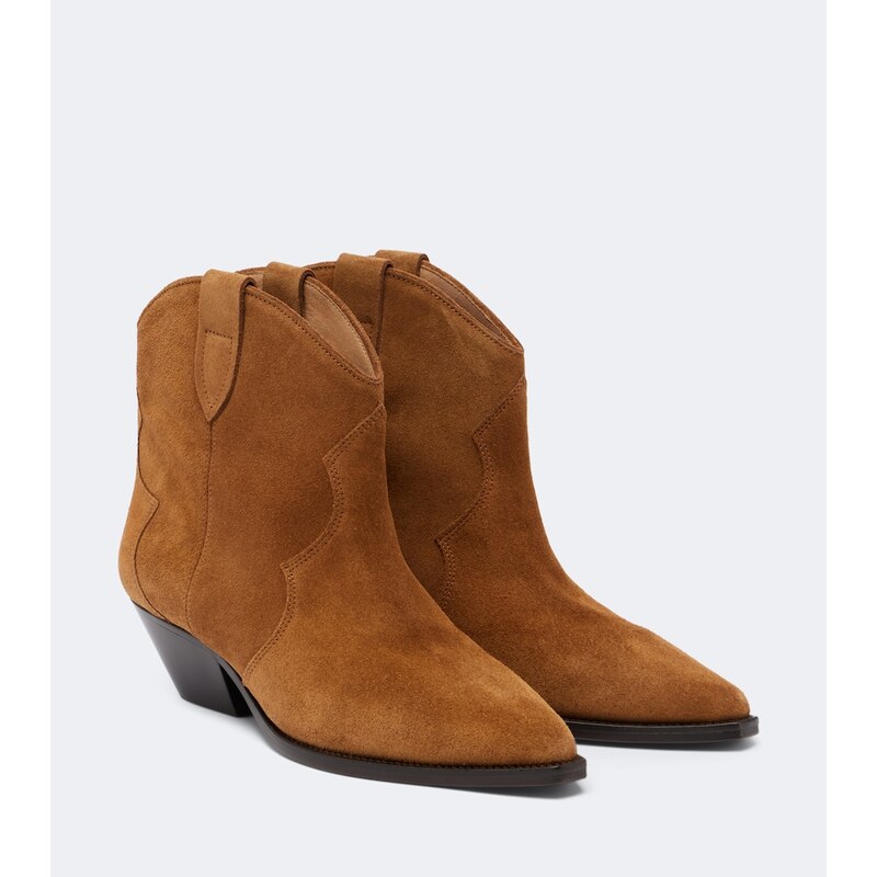 Isabel Marant Dewina suede cowboy boots