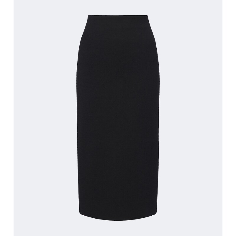 Max Mara Wool-blend jersey pencil skirt