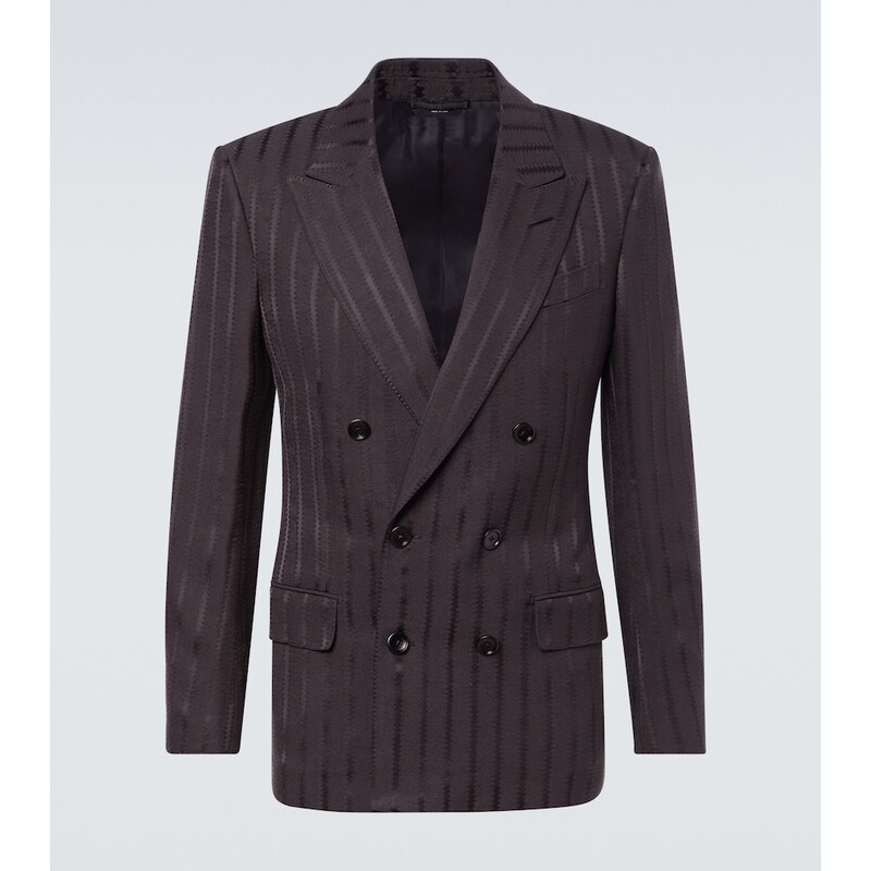 Tom Ford Striped jacquard blazer