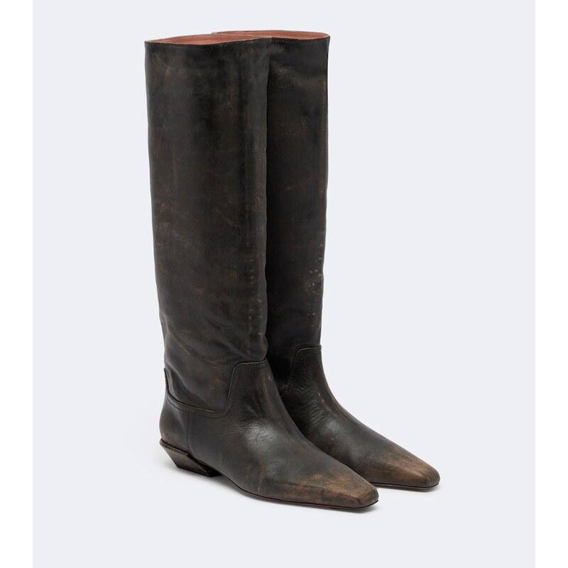 Paris Texas Bettina leather knee-high boots