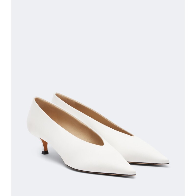 Le Monde Béryl Babouche satin pumps
