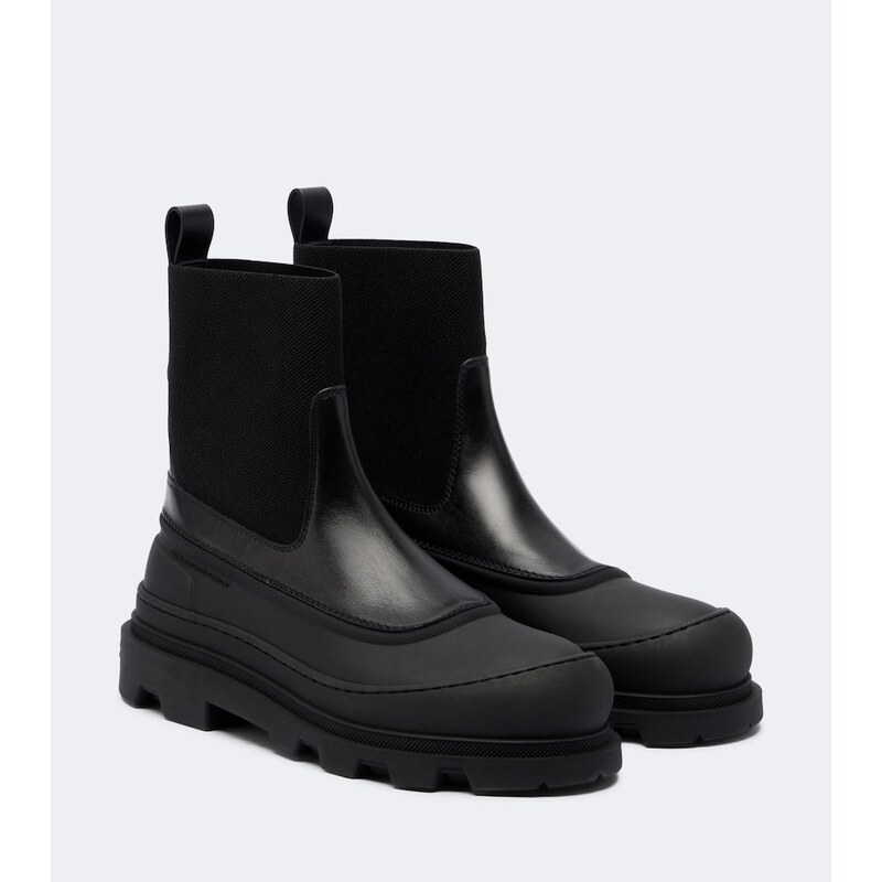 Moncler Vera leather ankle boots