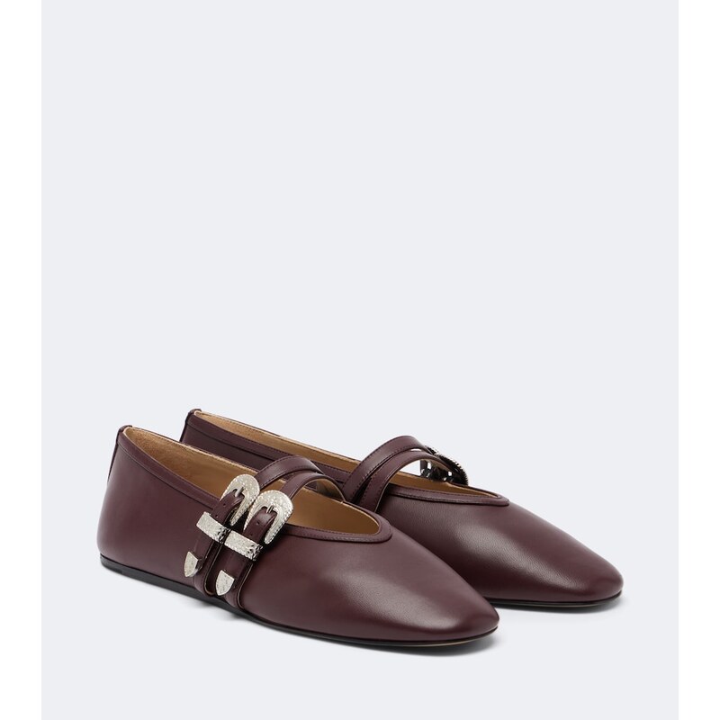 Le Monde Béryl Claudia leather Mary Jane flats
