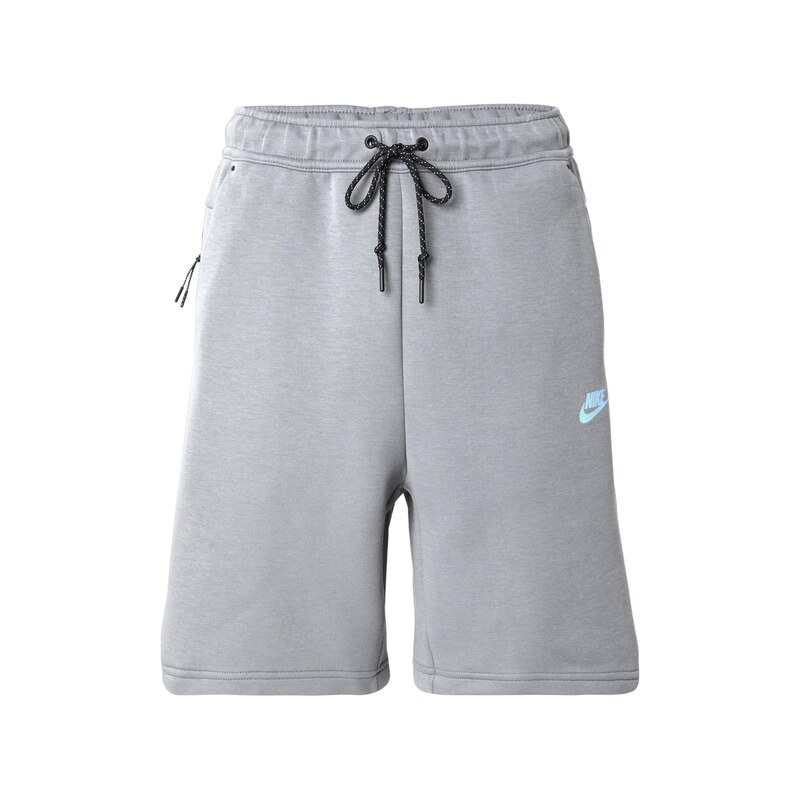 Nike Sportswear Kalhoty TECH FLC světlemodrá / šedá / černá