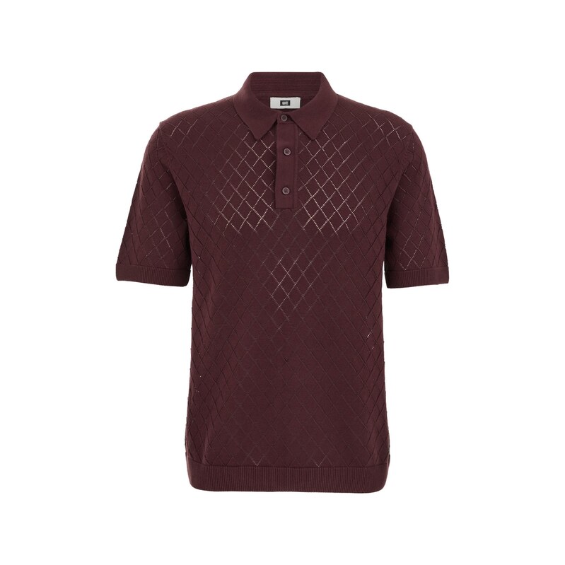 WE Fashion Tričko burgundská červeň