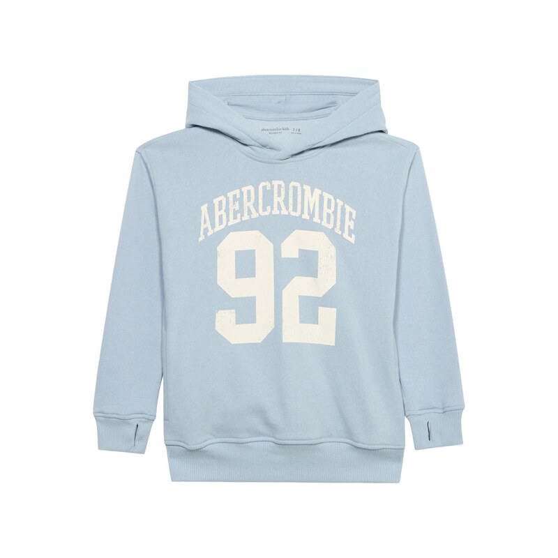 Abercrombie & Fitch Mikina režná / světlemodrá