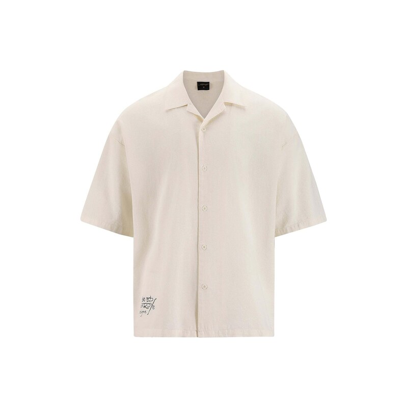 Ed Hardy Košile béžová / oranžová / černá