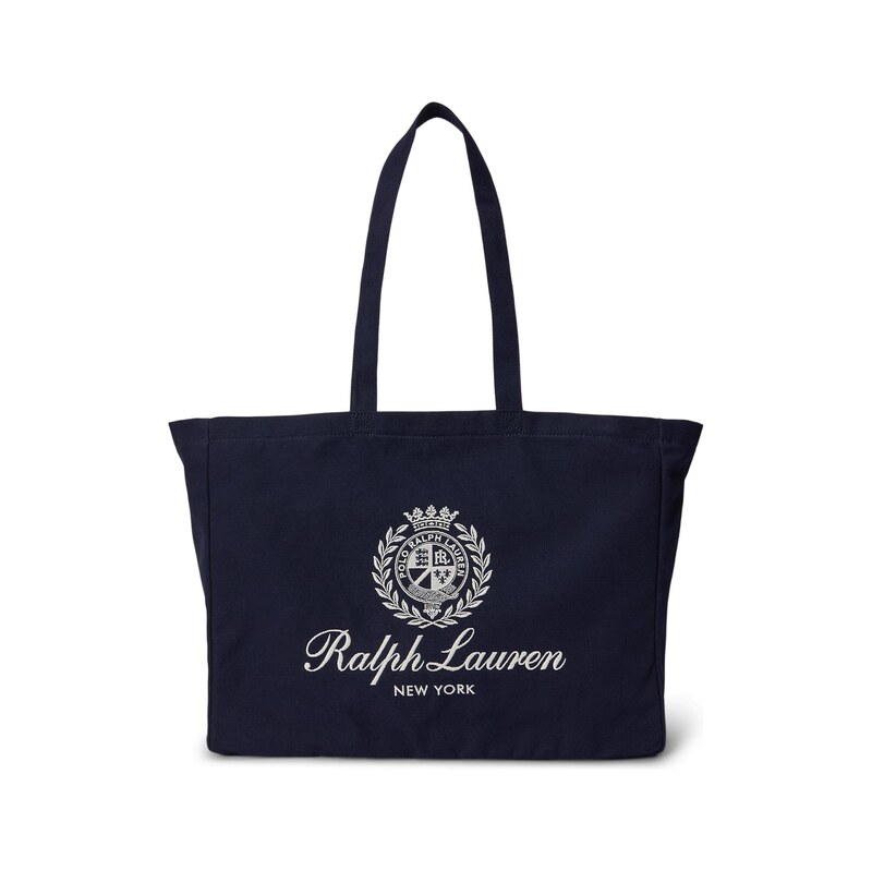 Polo Ralph Lauren Nákupní taška krémová / námořnická modř
