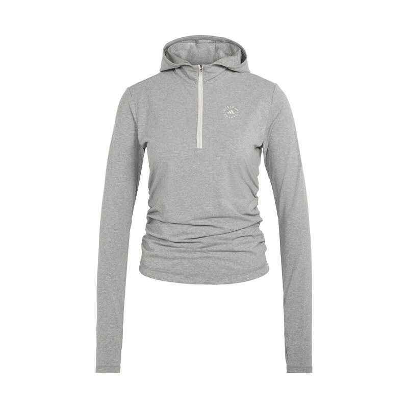 ADIDAS BY STELLA MCCARTNEY Funkční tričko STD šedý melír / bílá