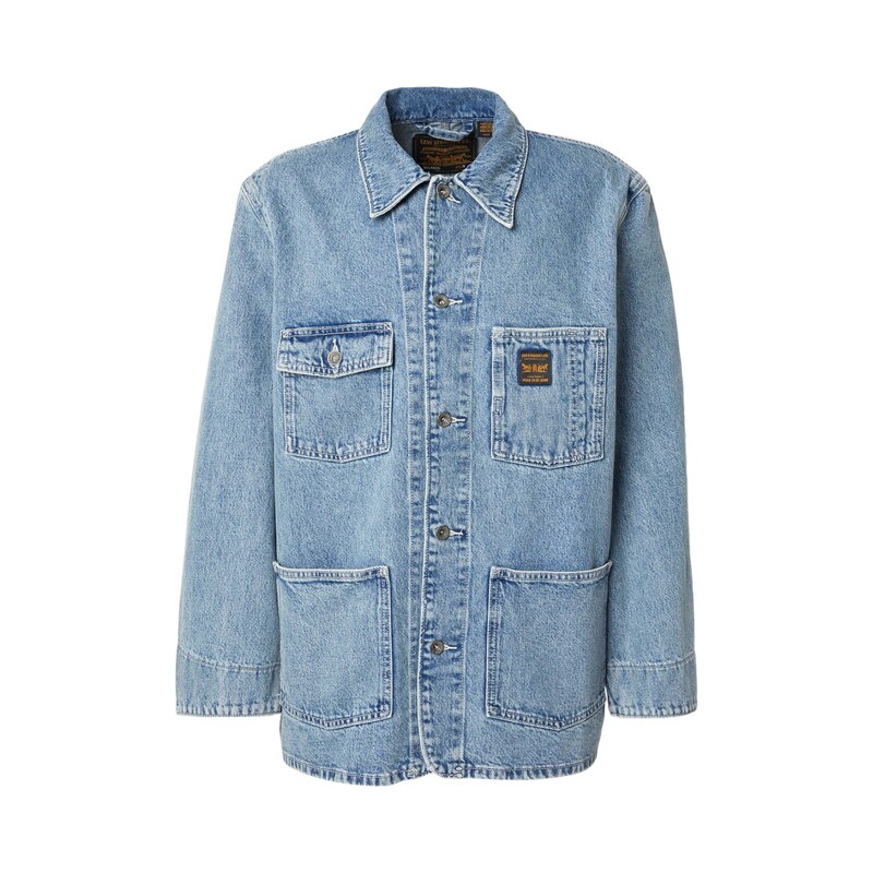 LEVIS  Přechodná bunda BERKLEY modrá džínovina