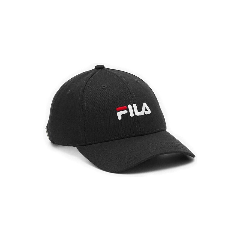 FILA Kšiltovka Basic Logo Cap černá džínovina