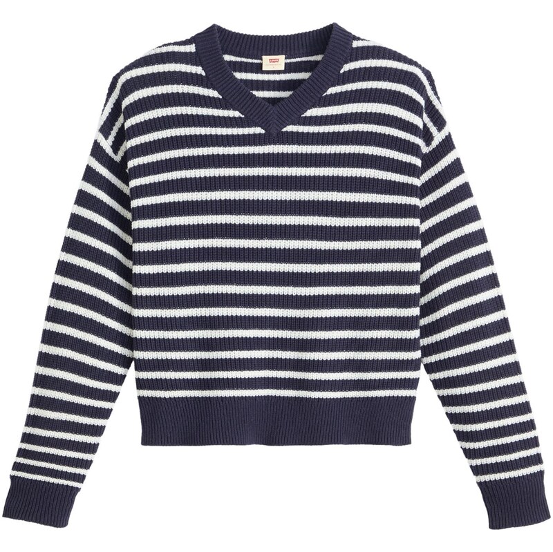 LEVIS  Svetr marine modrá / bílá