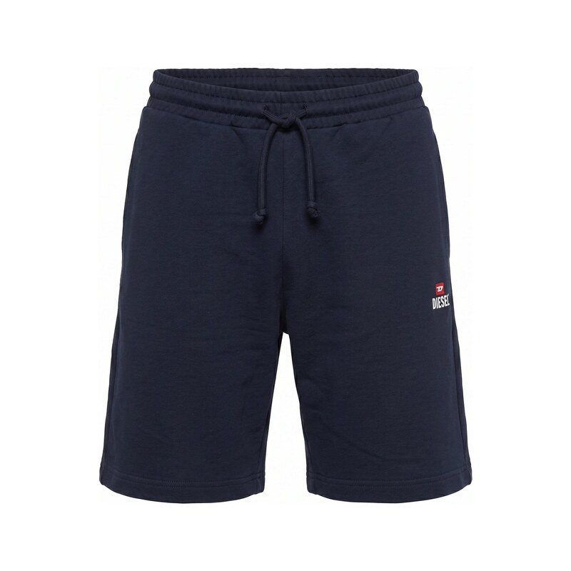 DIESEL Sportovní kalhoty P-CROW SWEAT SHORTS námořnická modř