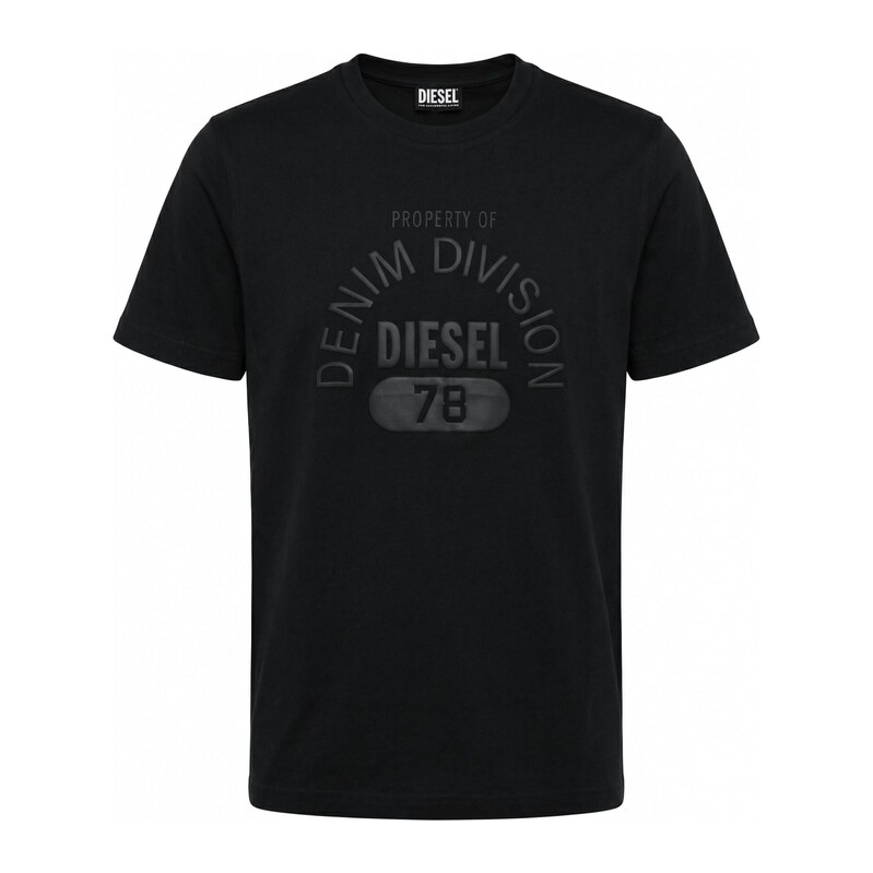 DIESEL Tričko T-JUST-E17-OUT černá
