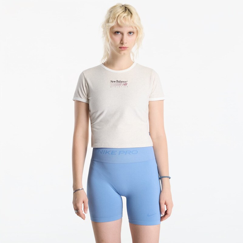 Tričko New Balance Trackside Ringer T-Shirt Linen Heather M