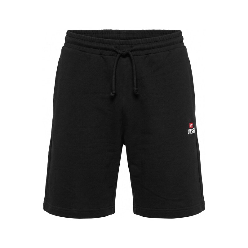 DIESEL Sportovní kalhoty P-CROW SWEAT SHORTS černá