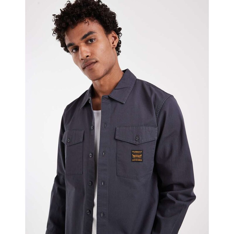 Levis worker shirt in grey