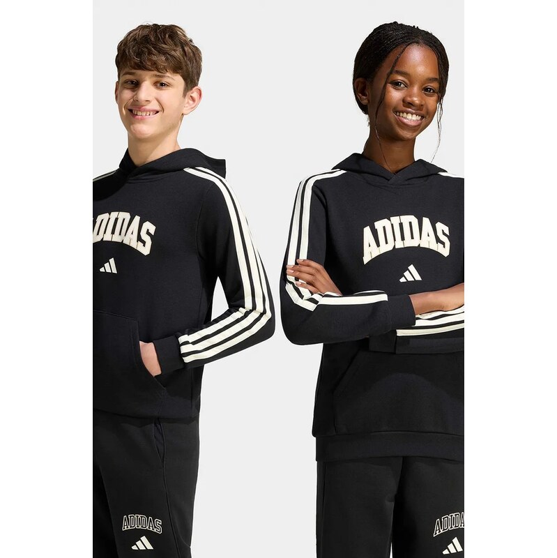 adidas mikina s kapucí dětská s bavlnou