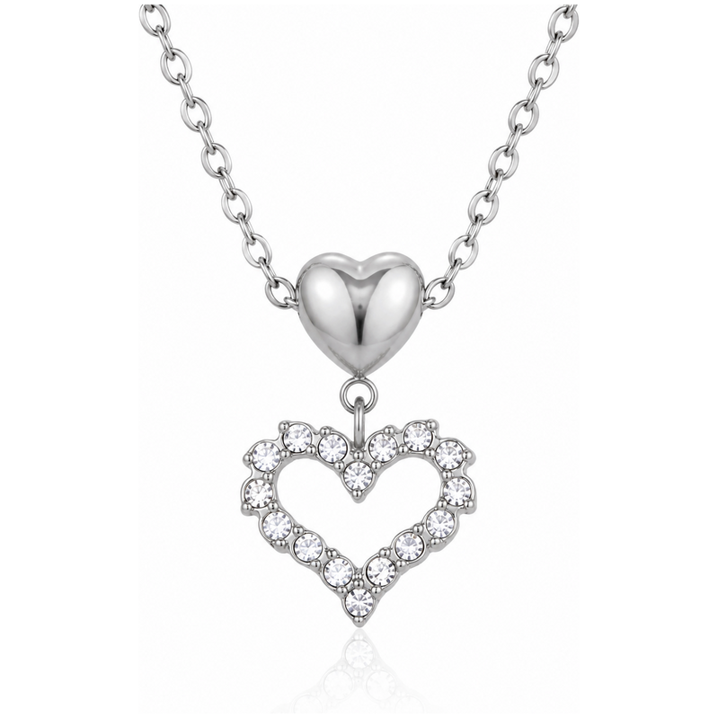 ELENYS Pure Heart – náhrdelník z prémiové oceli