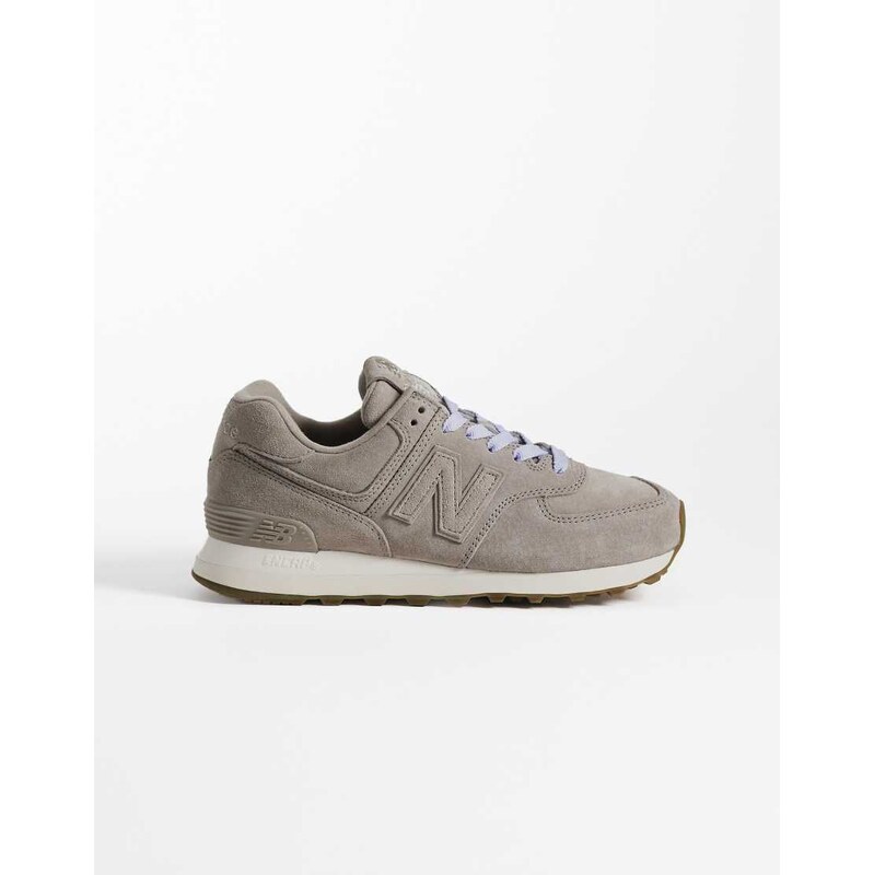 New Balance 574 trainers in light brown