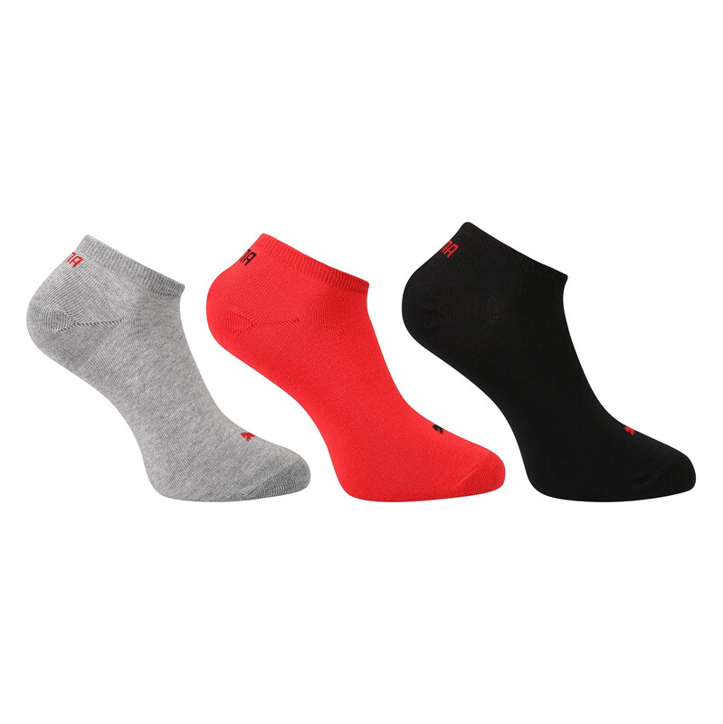 3PACK ponožky Puma nízké vícebarevné (701231277 232)