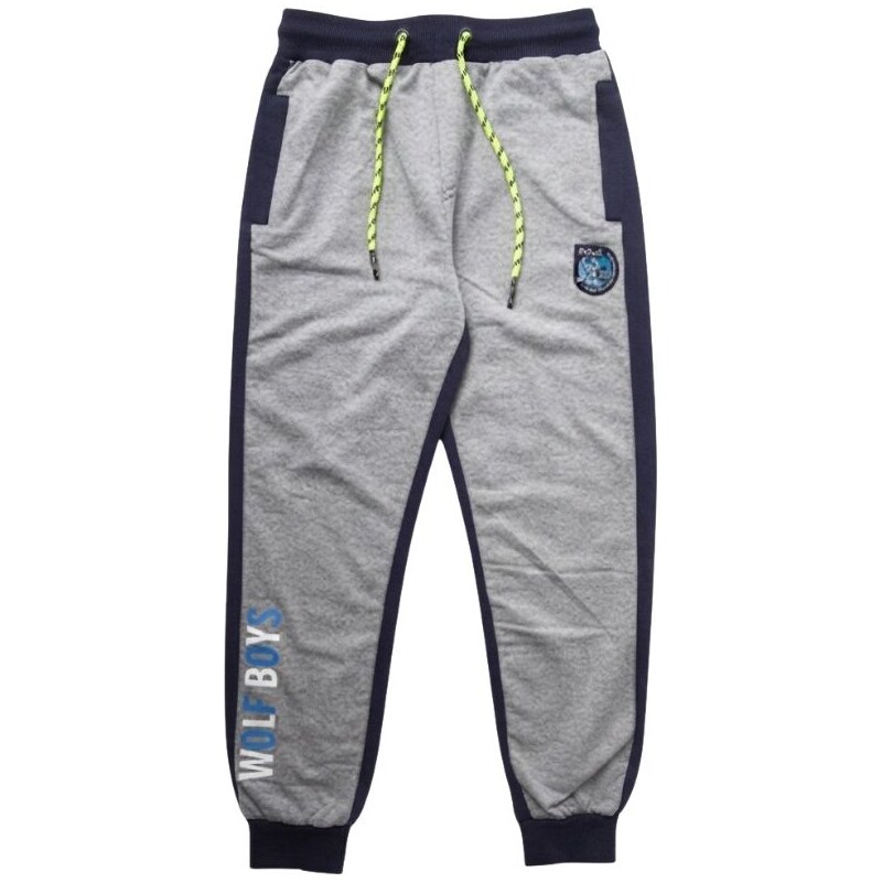Chlapecké tepláky šedé Wolf T2277C