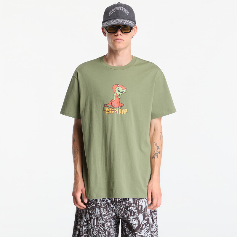 Tričko RIPNDIP Devil Alien Tee Dusty Forest XXL
