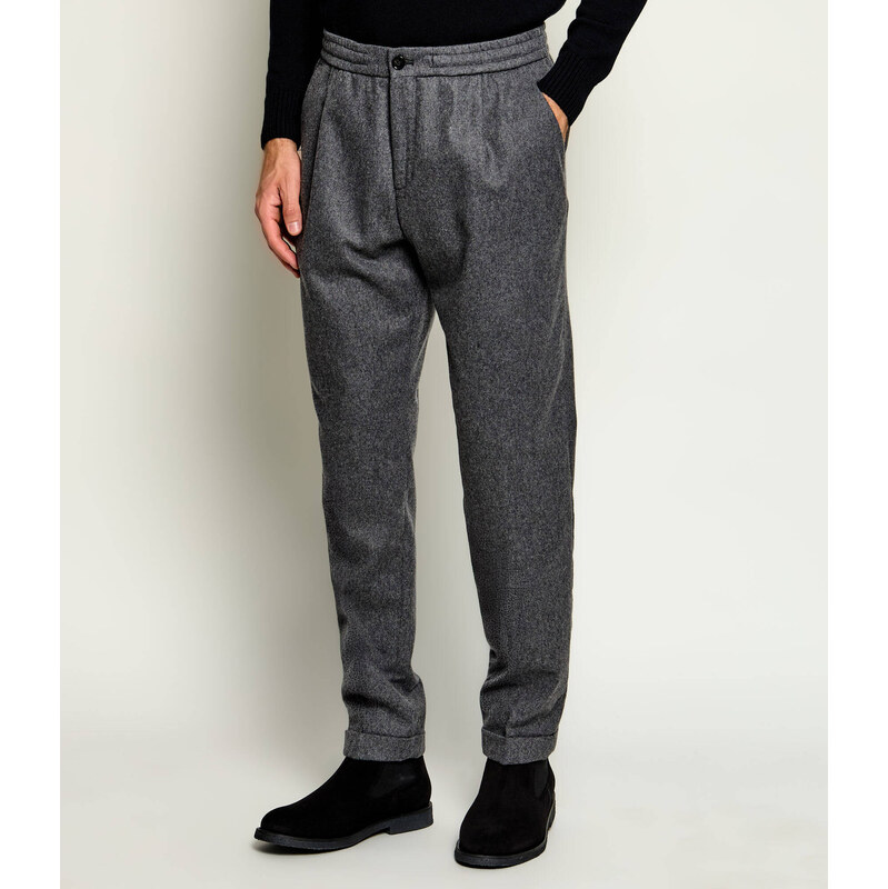 Paul&Shark Vlněné kalhoty | Tapered fit