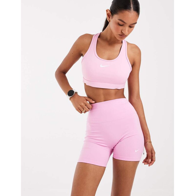 Nike Training One Dri-FIT high-rise 5inch seamless short in pink