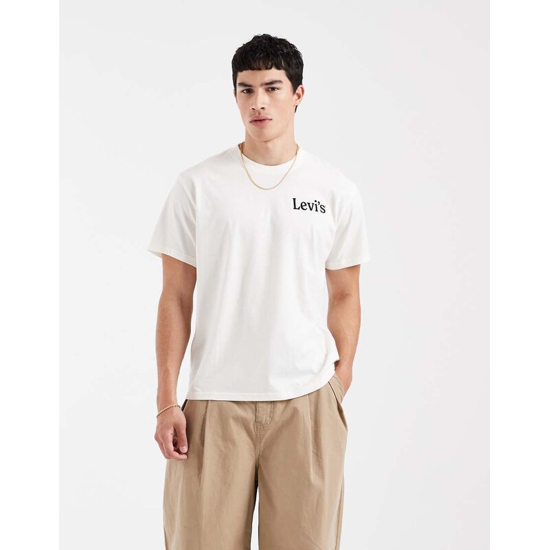 Levis relaxed t-shirt in white