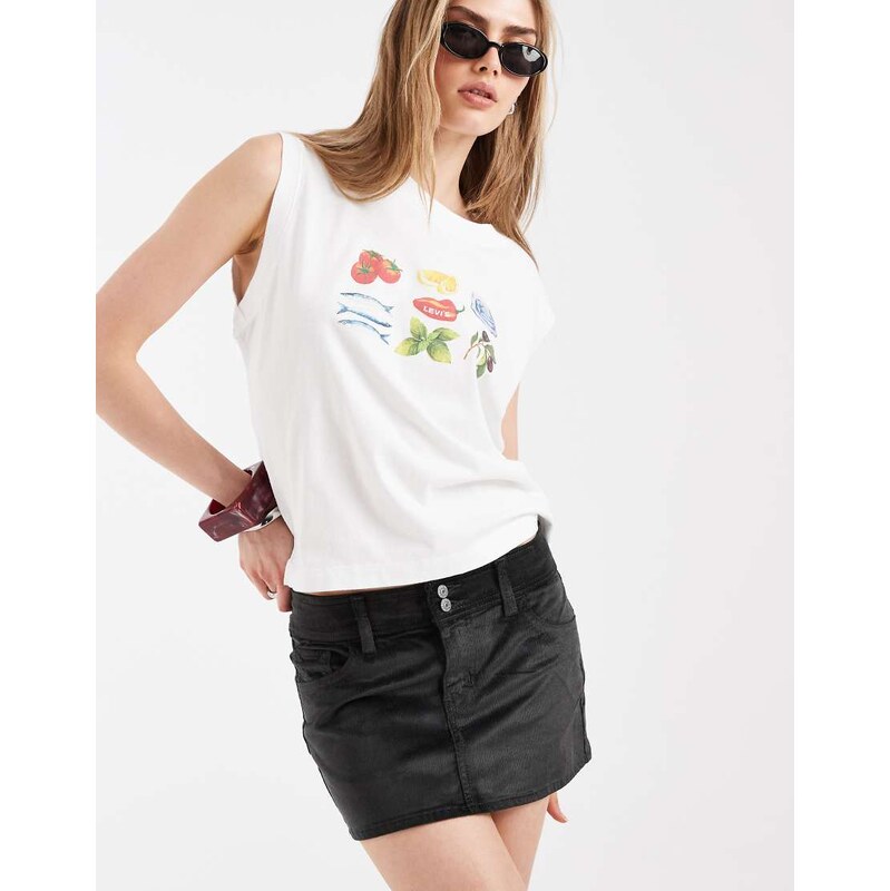 Levis mini skirt in black