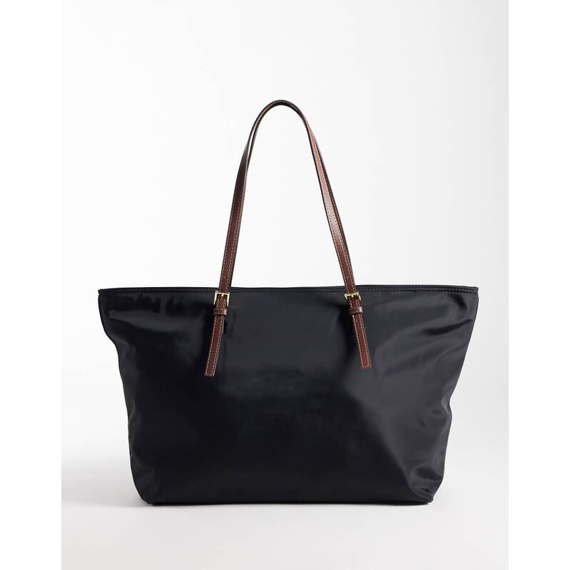 Mango tote bag in black