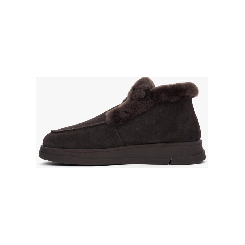 Estro Slipper tmavě hnědá