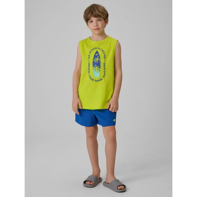 Chlapecké plážové šortky boardshorts 4F 4FJWSS26UBDSM203-45S