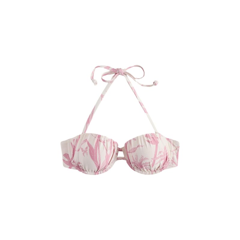 Next Horní díl plavek pink / bílá