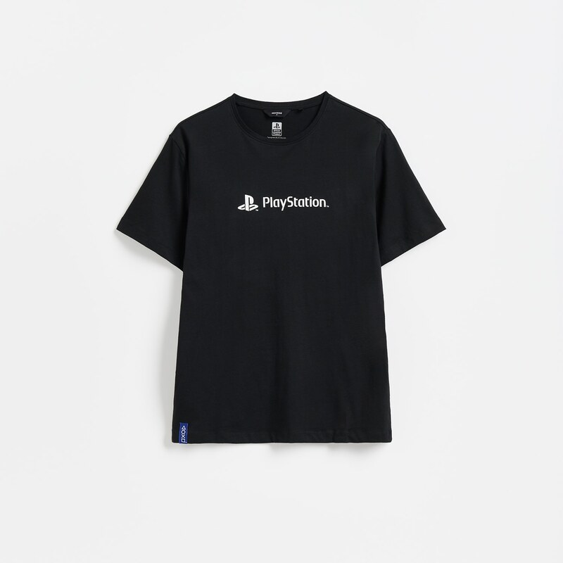 Reserved - Playstation tričko - černý
